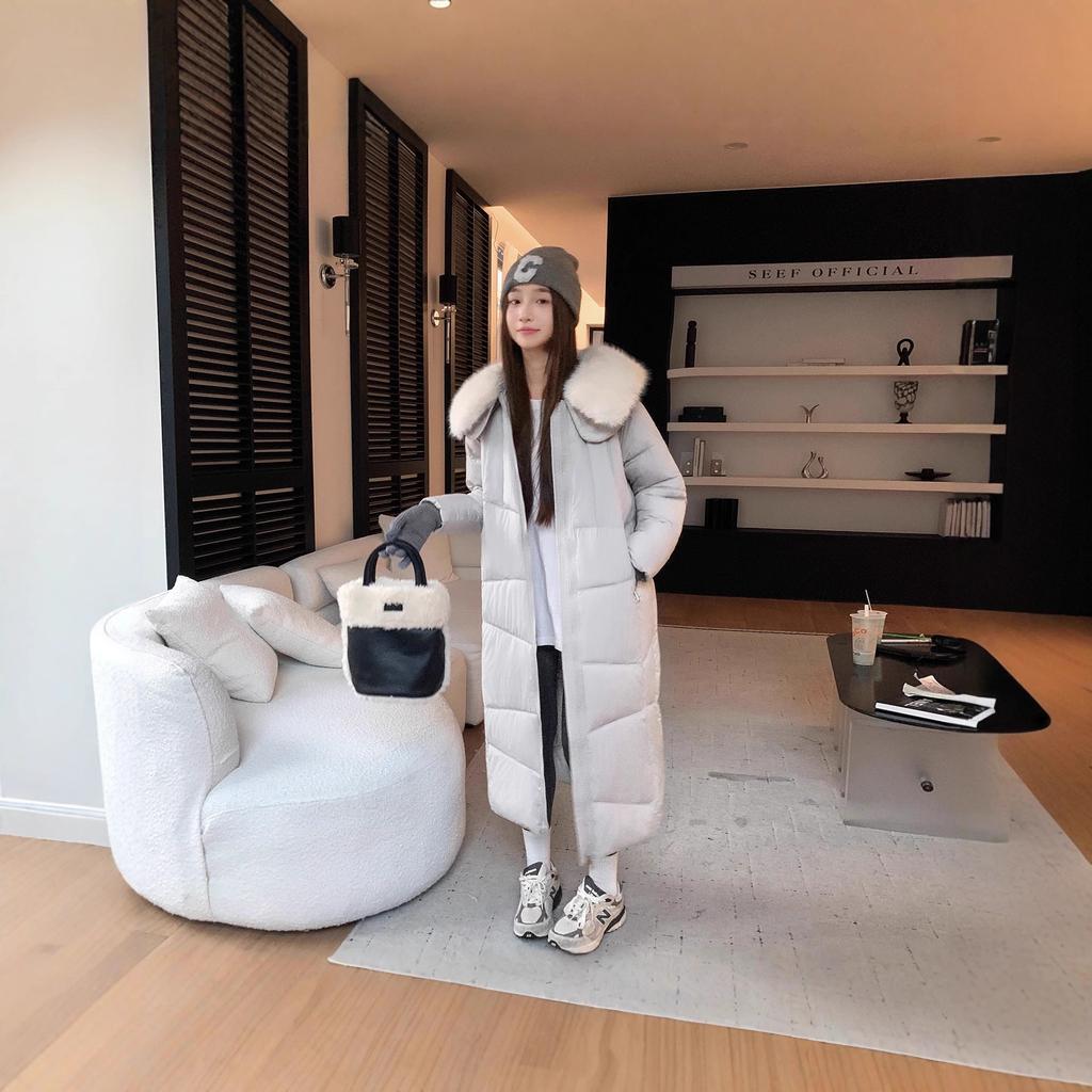 Long Over-knee Winter Thickened Long Coat Foreign Gas Padded Jacket Warm Padded Jacket