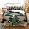 New Bleach Urahara Kisuke Bedding Set Duvet Cover Sheet Printed Bed Set Pillowcase Bed Full Queen King Size Comforter Bedroom