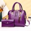 Bag Women's 2026 New Fashion Embossed Large Capacity Mom Bag Crocodile Pattern Two-piece Set Oblique Span Women's Bag