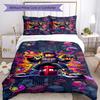 Roblox Bedding Set Breathable Duvet Cover with Pillowcases Decorative Bed Linen for Bedroom Home Decoration Birthday Gift