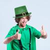 StPatrick Day Decoration Top Hat Lucky Shammock Tall Hat Festival Props Headwear