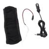 Car Steering Wheel Heated Cover Universal Nylon Auto Steering Wheel Warmer for 38cm Diameter
