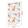 Wallpaper Safari Animals Lions Rainbows for Living Room and Bedroom 50x1000