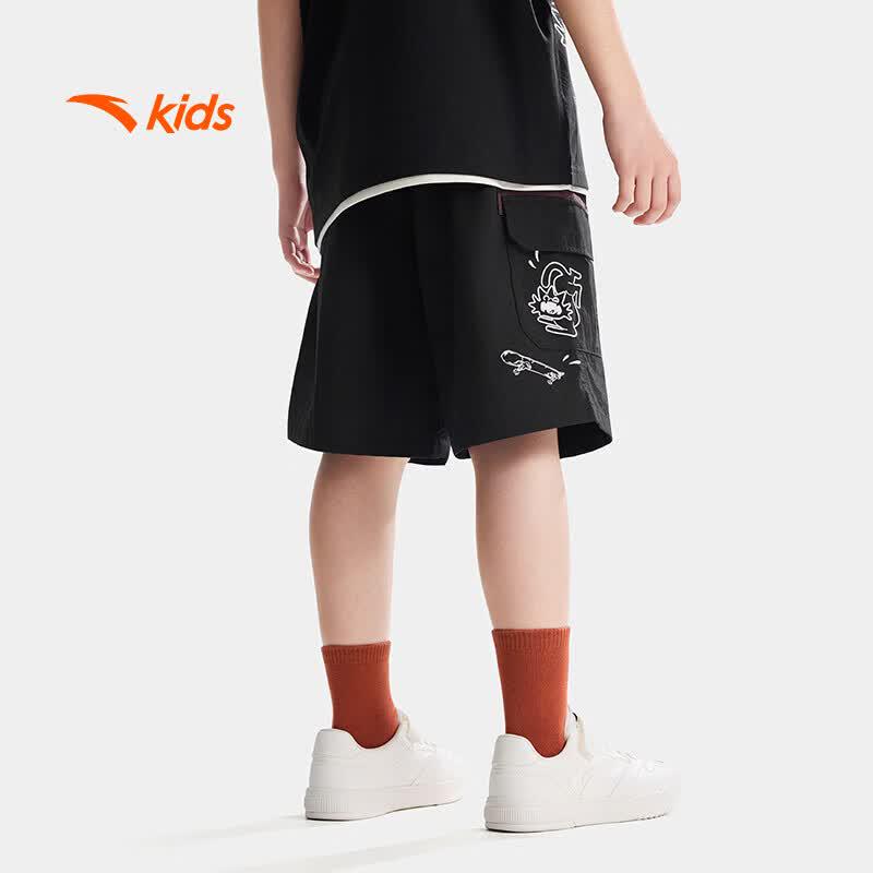 Anta Boys' Summer Breathable Woven Shorts