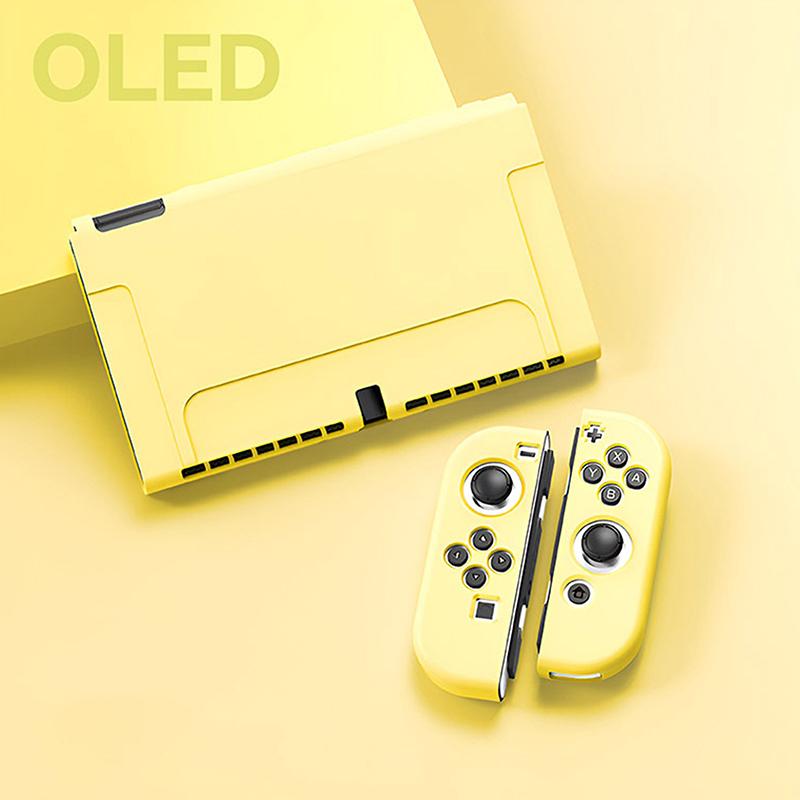 Protective Case Compatible With  Switch Oled Console And Joy-Cons, Switch Can Be Inserted In Dock With Shell