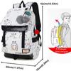 Asge Women's Fashion School Bag Kawaii Printing Backpack Girls Casual Waterproof Backpack School Teenager Daypack