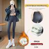 Women's Spring Slimming Yoga Pants - Thin Style, Warm Cotton, Lambswool, Butt Lifting, Base Layer