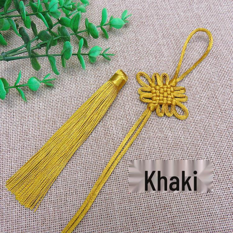 Chinese Knot Car Pendant - Handmade Tassel Accessory (Pack of 6)