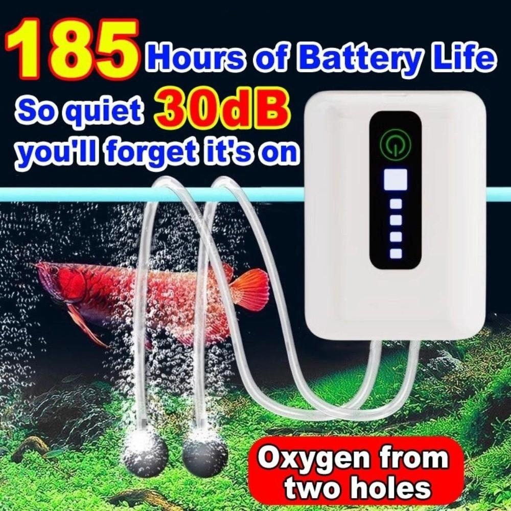 Ultra Cicha Pompa Tlenowa do Akwarium Wodoodporna Pompa Tlenowa do Wędkarstwa Generator Tlenu Wędkowanie na Świeżym Powietrzu