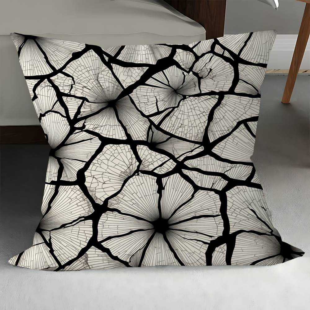 Elegant And Gentle Floral Print Cushion Cover Decorative Pillow Sofa Home Decor Case Pillow Cases