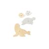 Cute Animal Gathering Brooch: Sika Deer, Owl, Elephant, Seal, Alpaca, Sea Turtle