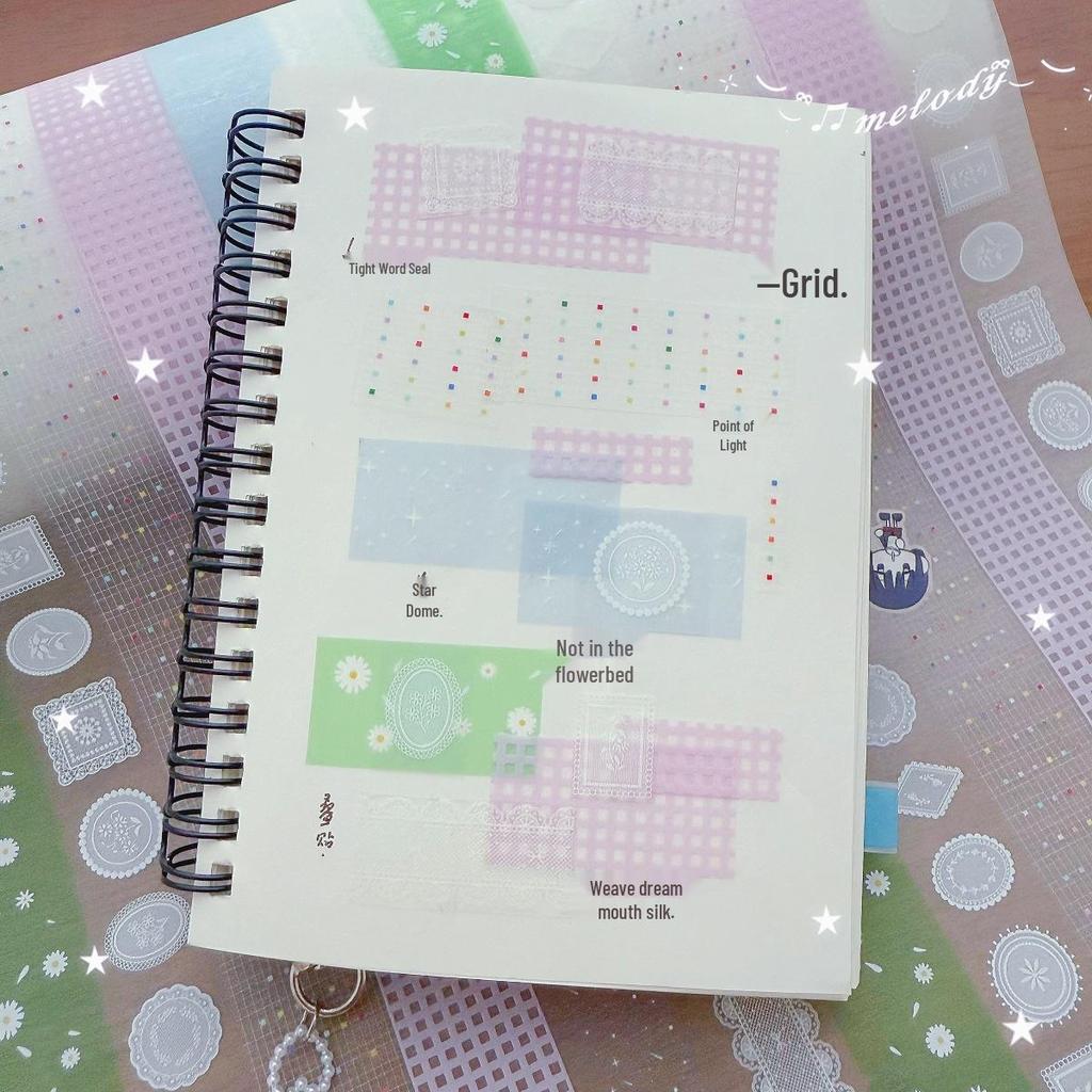 Waka Starlight Glitter Sand Tape & Stickers - Starry Stripes Collection