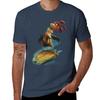 Chicken Joe Surf T-Shirt Übergröße Einfarbiges T-Shirt