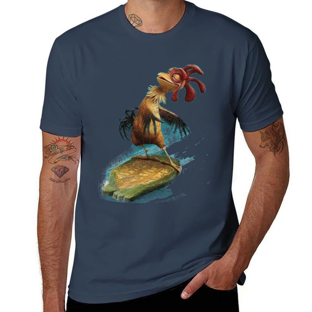 Chicken Joe Surf T-Shirt Übergröße Einfarbiges T-Shirt