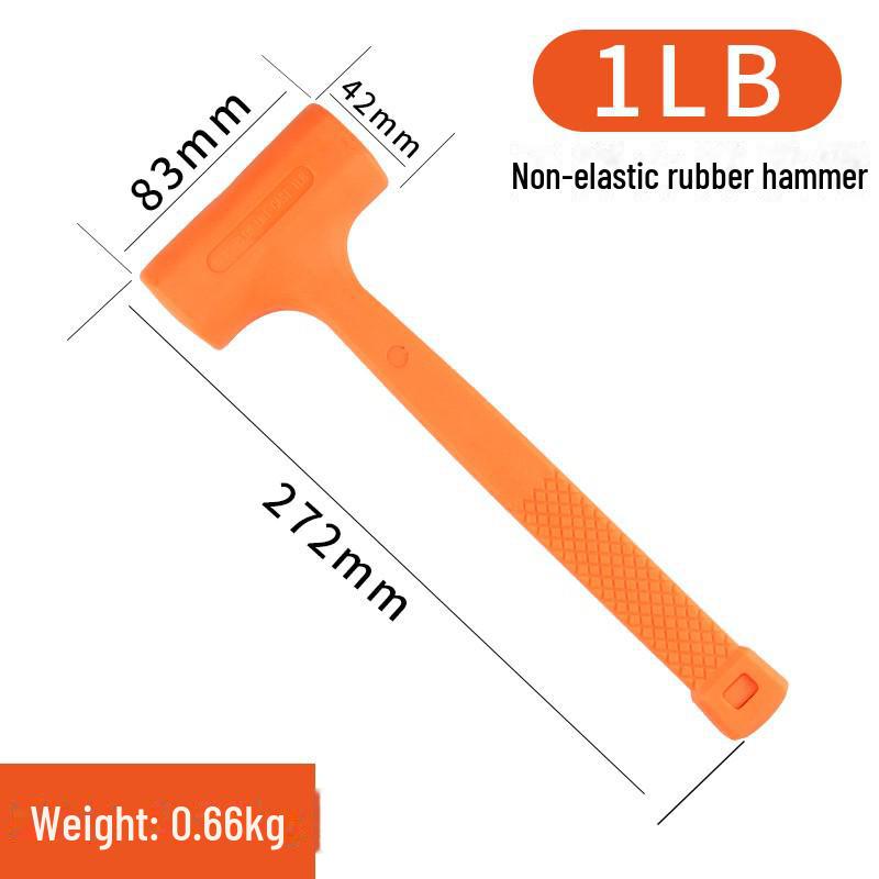 Multi-Function Non-Elastic Rubber Hammer for Tile and Wood Floor Installation