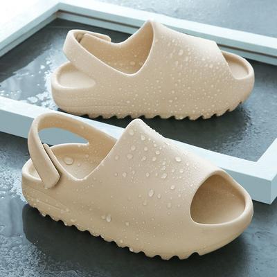 Coconut Cool Slippers Boys Children Middle and Older Children Summer Family Shoes Comfortable Trend Beach Shoes Girls Non-slip Outer Wear