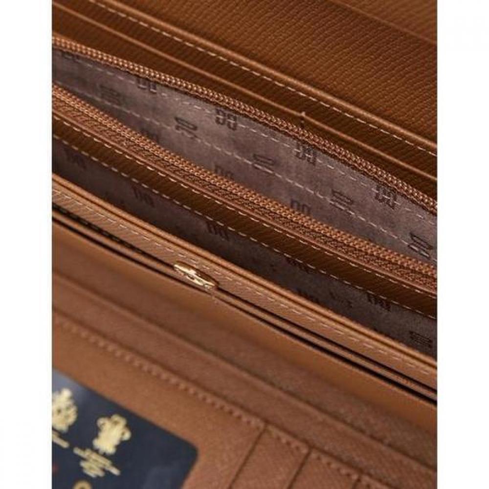 Daks Long Wallet Dd Logo Brown Check Color Blocking Dcwa4e421w2