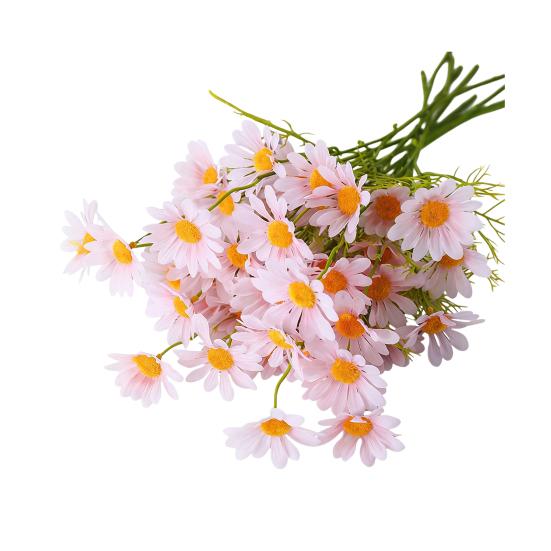 Artificial Flower UV Resistant Fake Wildflowers with Stems 20.8" Faux Silk Spring Floral