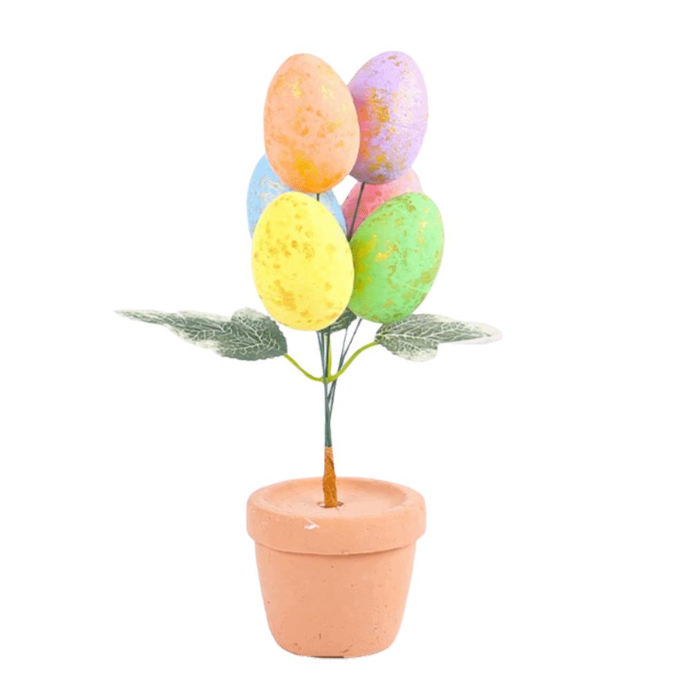 Easter Day Easter Tabletop Ornament Foam Egg Easter Desktop Ornaments  Home Decoration