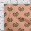 oneOone Cotton Flex Fabric Fish Block Printed Fabric 1 Yard 40 Inch Wide