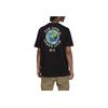 Adidas Originals Trefoil Logo Letter Print Crew Neck T-Shirt Men Tops Black HR7114