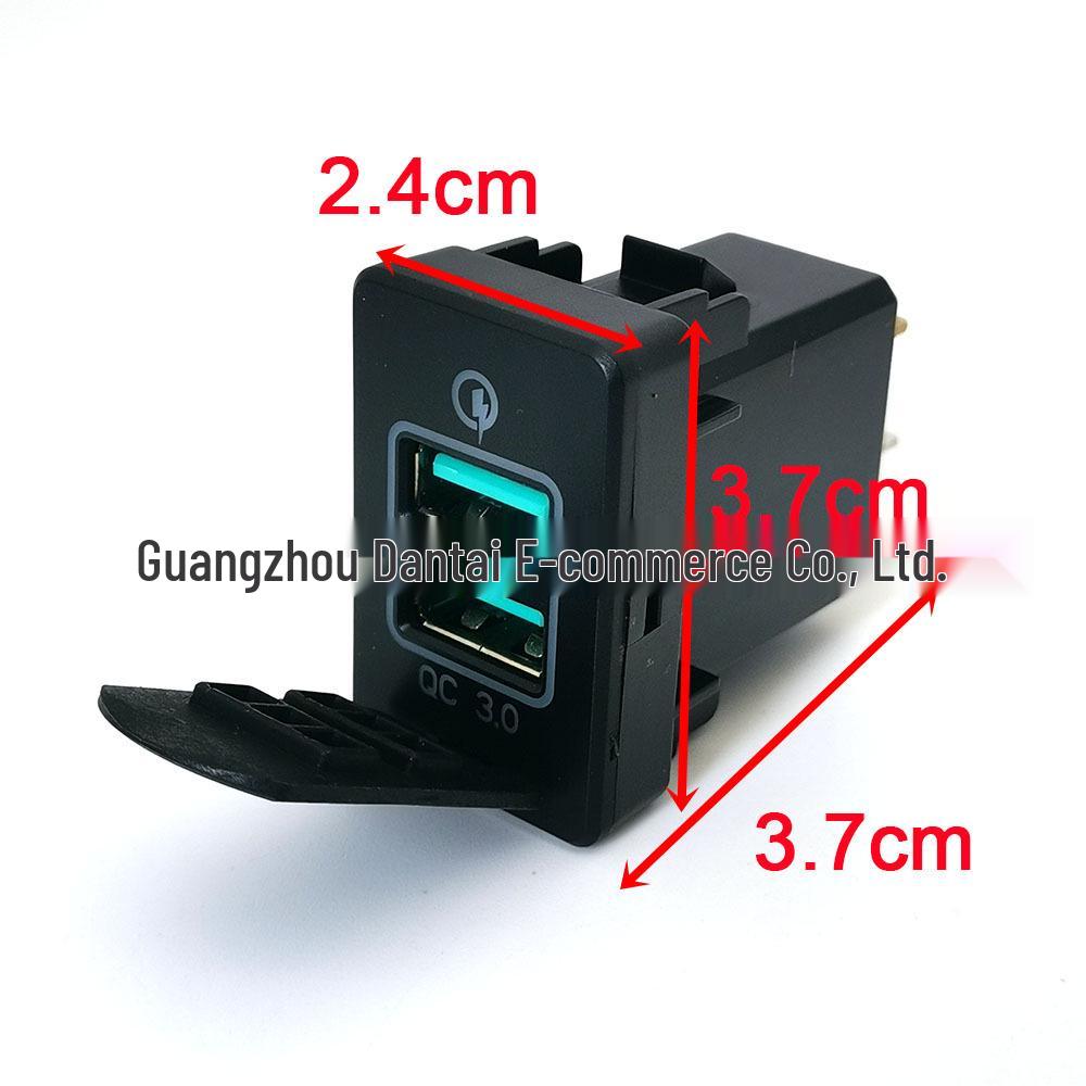 Honda CRV 2017-2021 Dual USB Car Charger with QC3.0 and Blue Light