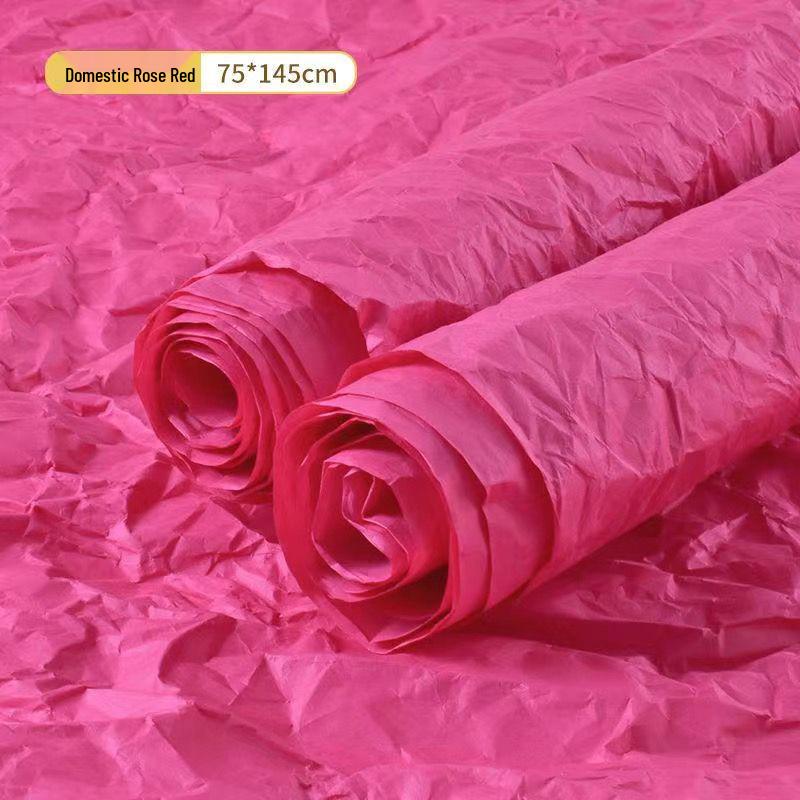 1.2m Wedding Hand-Rubbed Butterfly Pleated Crepe Paper Sheets for Floral Art
