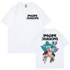 Unisexs Tshirt Fashion Limited Imagine Dragons Rock Band Cartoon Tshirt Loom World Tour 2026 Merch Tees Unisex Women High Quality