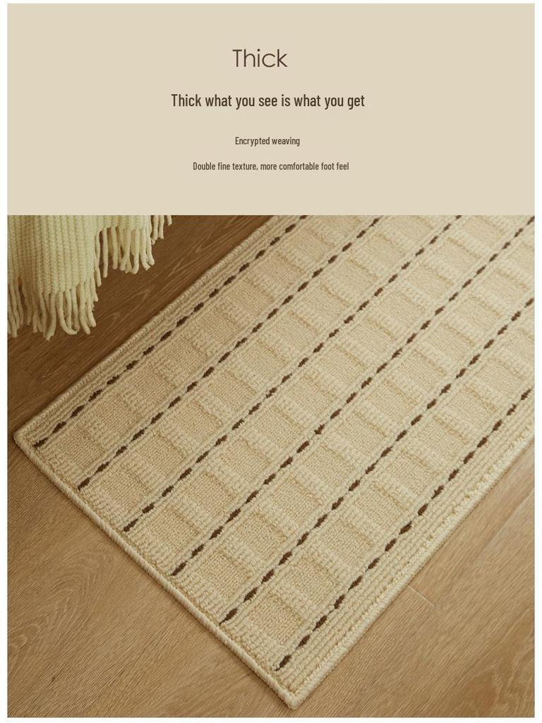 2025 Cream Luxury Entrance Mat for Bedroom, Sofa, or Coffee Table