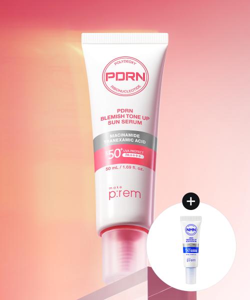 

Makeprem PDRN Сыворотка-солнце для выравнивания тона и от пятен 50 мл PDRN Sun Serum 50ml