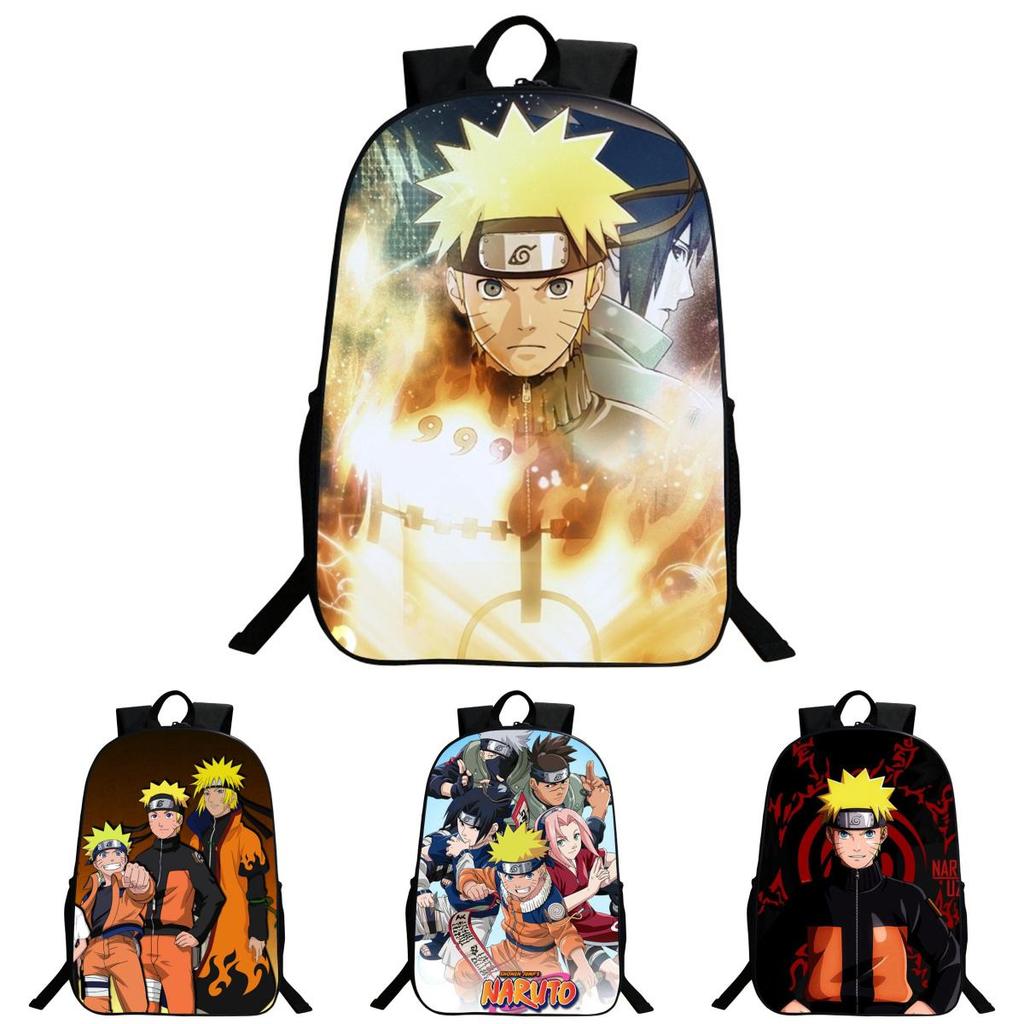 Stylish Anime Naruto Book Bag With Durable Design And Adjustable Shoulder Straps