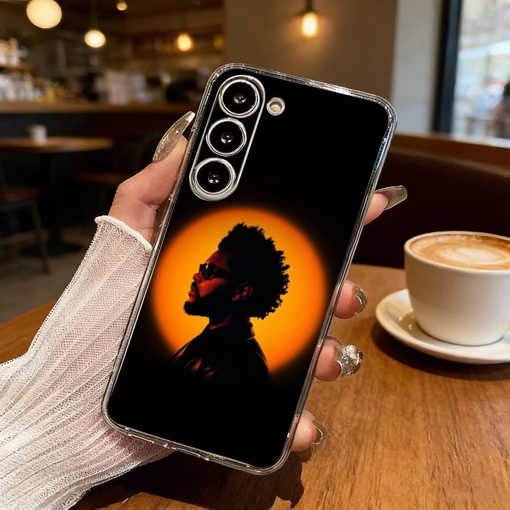 The W-Weeknd XO Phone Case For Samsung Galaxy S24 S25 S23 S22 S21 Plus S24 S25 Transparent Cover Case