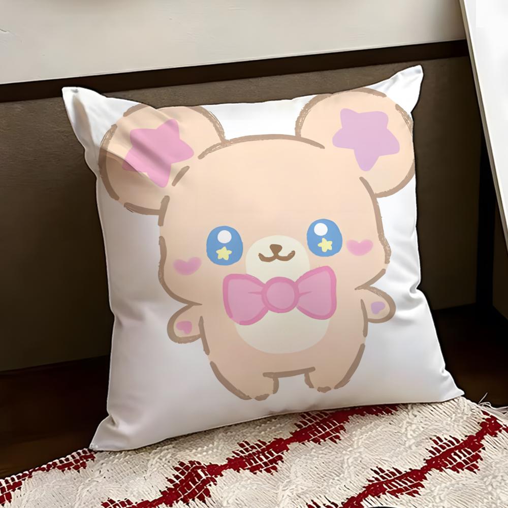Anime cartoon MMofurun Cushion Cover Reversible Soft Durable Pillow Cover Home Car MultiScene Use for Daily Comfort
