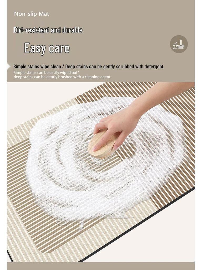 Minimalist Quick-Drying Non-Slip Diatomaceous Earth Bathroom Floor Mat