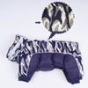 Winter Pet Dog Camouflage One-piece Four-legged Suit Waterproof Dogs Thicken Cotton Clothes with D-ring Outdoor Pet Walking Coat