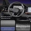 For Jeep Car Steering Wheel Cover Carbon Fibre Sports Styling Accessories For Jeep Grand Cherokee Wrangler JK Gladiator Compa