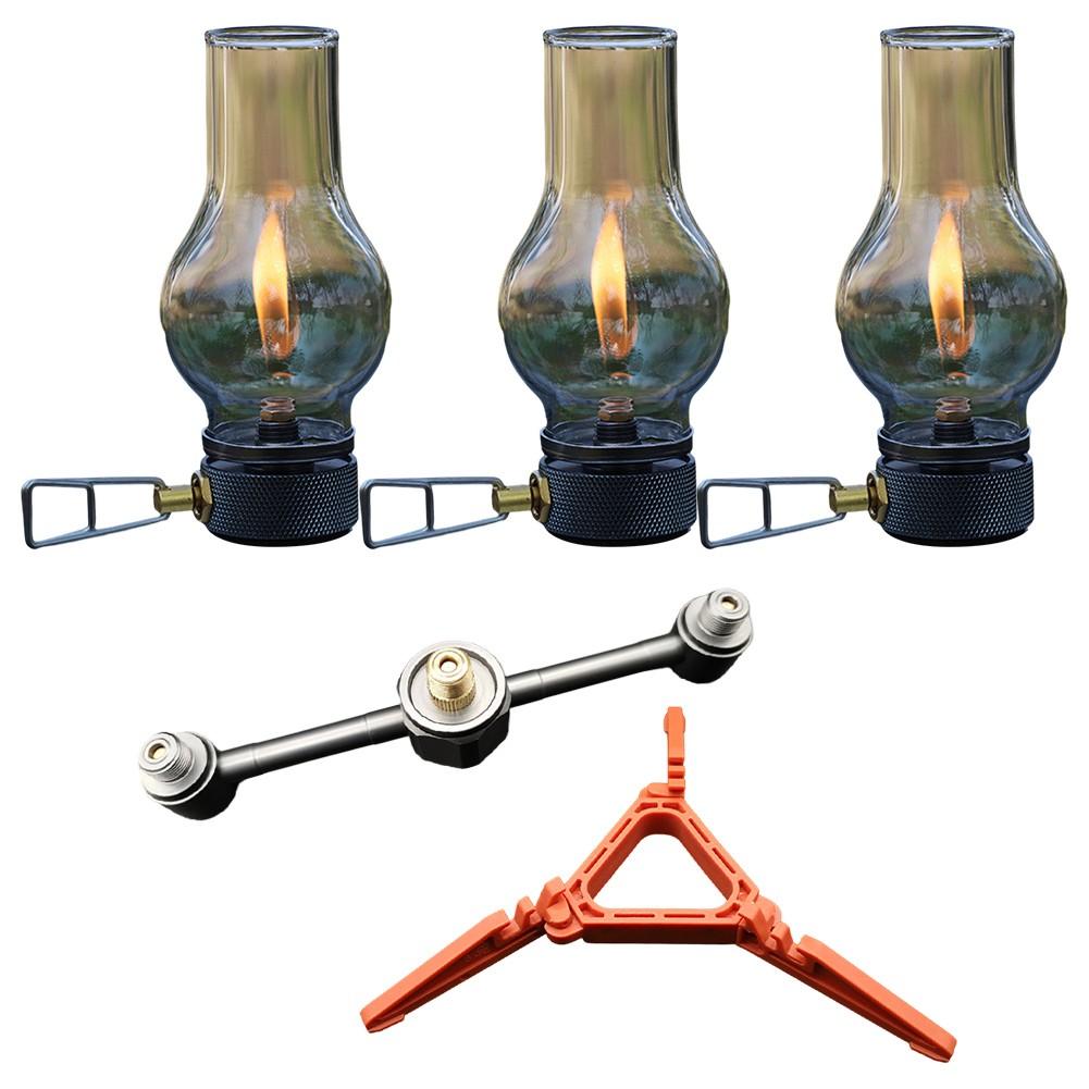 Adjustable Candlelight Gas Lantern Outdoor Gas Lamp Tent Lamp
