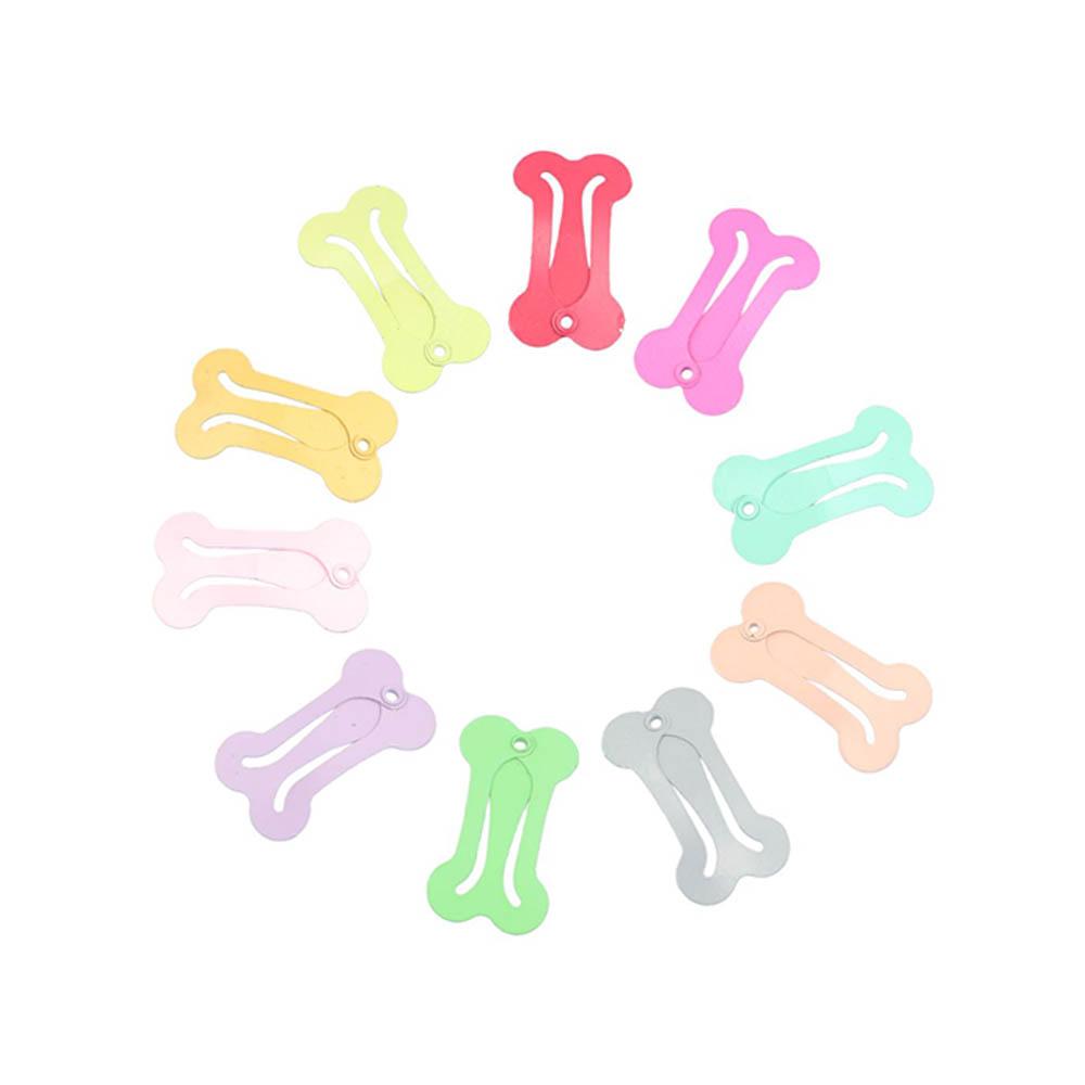 Портативная Милая Костяная Форма Конфетный Цвет Щенячья Заколка Кошачьи Заколки для Волос Собачьи Аксессуары для Волос Заколка для Волос Собаки