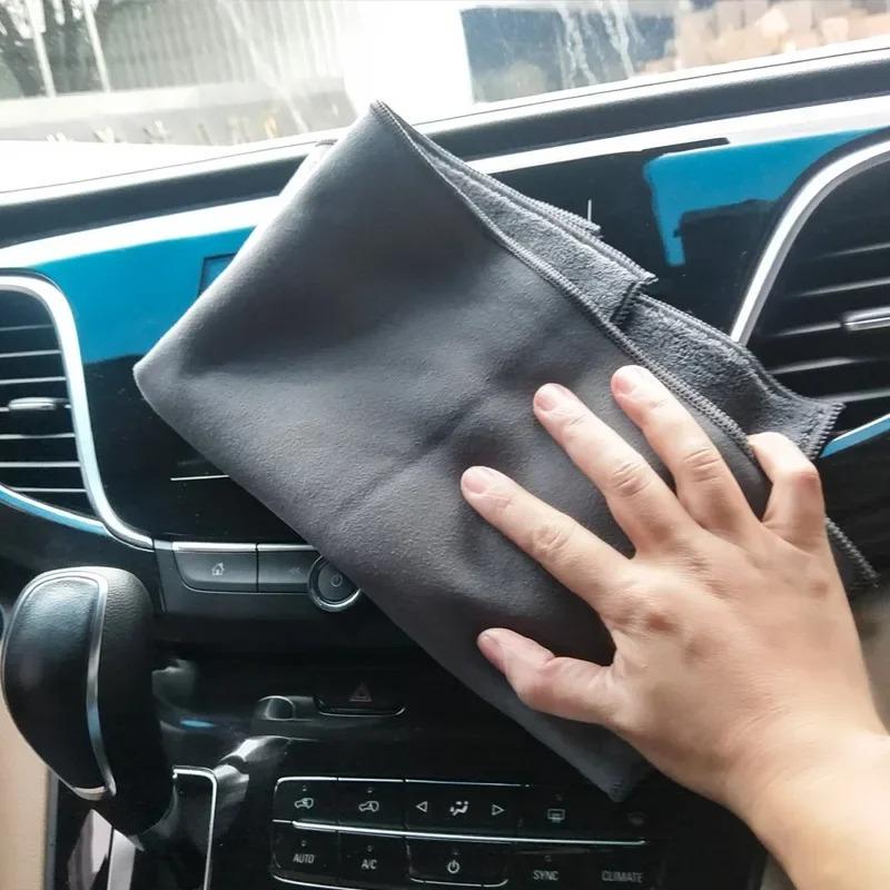 Car Washing Towel Double-Sided Coral Velvet Clean Towels High Water Absorption Car Wash Drying Cloth Absorbent Microfiber Towel