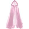 Creative Gift With Oversized Hood Halloween Hooded Cloak Lace-Up Vintage Overcoats Black Color Cosplay Costume