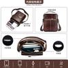 Retro Men's Top Layer Cowhide Shoulder Bag High Luxury Business Leather Crossbody Trendy Casual Outdoor