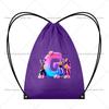 KPop Demon Hunters Bundle Pocket Drawstring Backpack Youth Fashion Large Capacity Sport Bag Cartoon Gift Bags Cycling Knapsack Kid Friendly