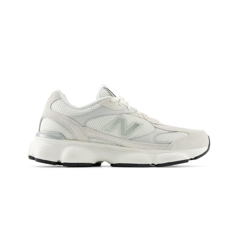 New Balance Scarpe da Ginnastica Bianche Unisex Stile Classico Elegante Versatile M6034AT