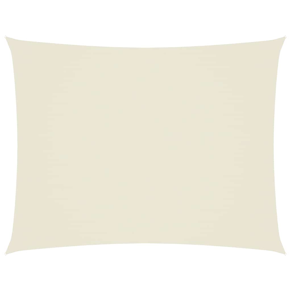 vidaXL Sun Sail Oxford Fabric Rectangular 3.5x4.5 M Cream