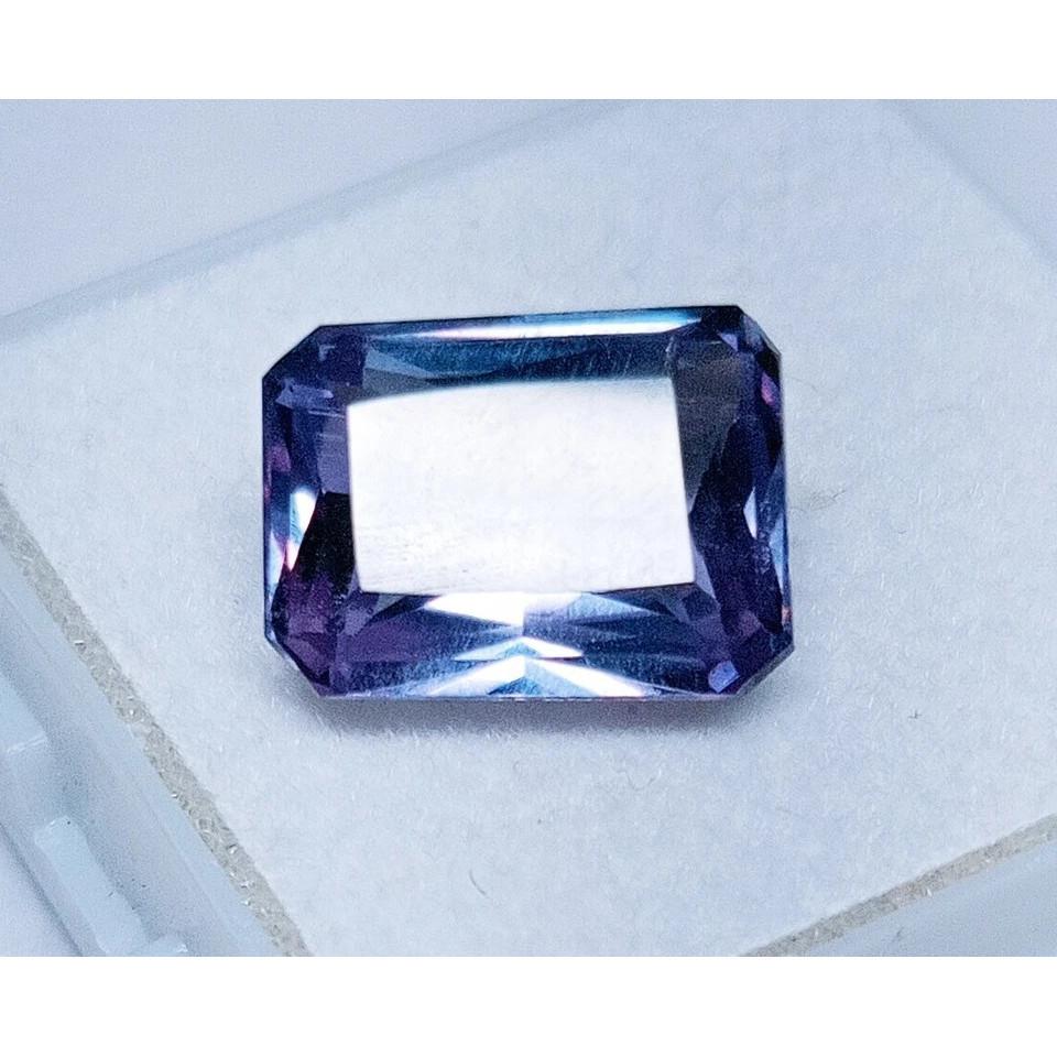 Color Change Natural Alexandrite Emerald Cut CERTIFIED Loose Gemstone