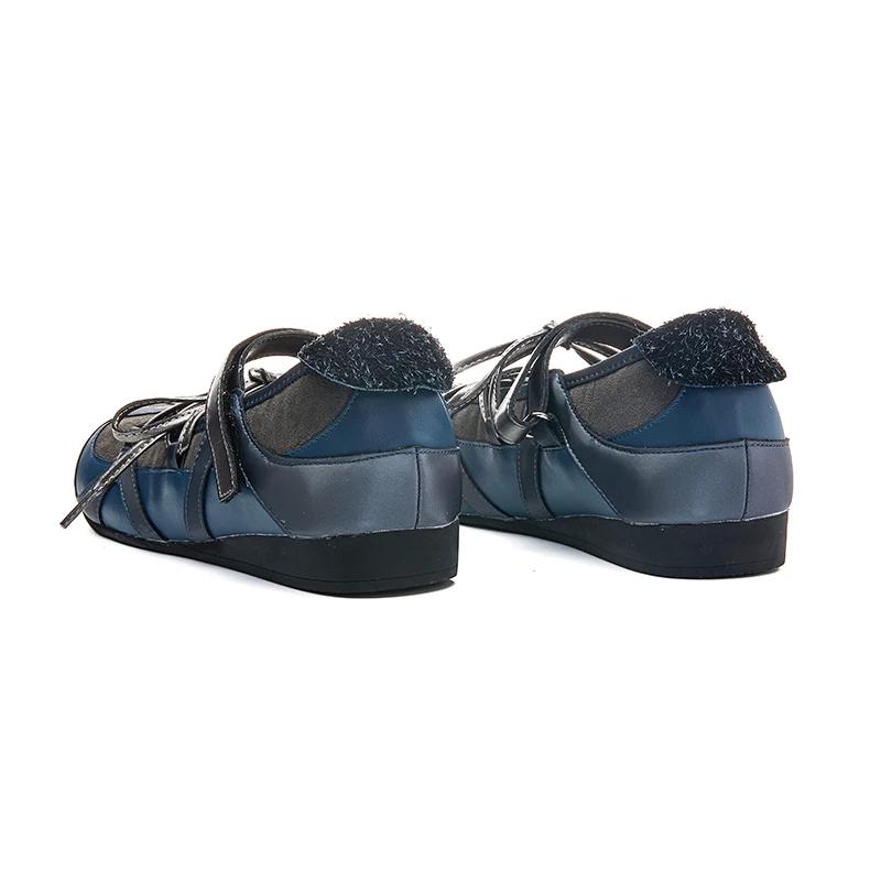 Fashion 2025 New Women's Flat Mary Jane Shoes Non-slip Lace-up Ballet Loafers for Women Large Size Square Toe Female Shoes