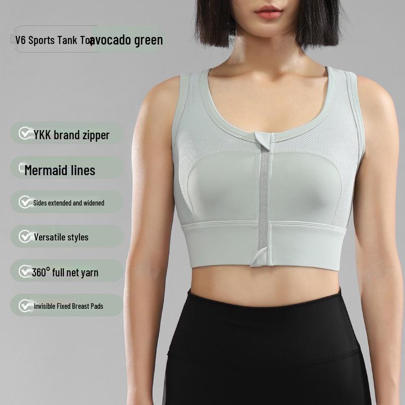 

Женский спортивный бюстгальтер с высокой степенью поддержки - Топ для йоги и фитнеса XL