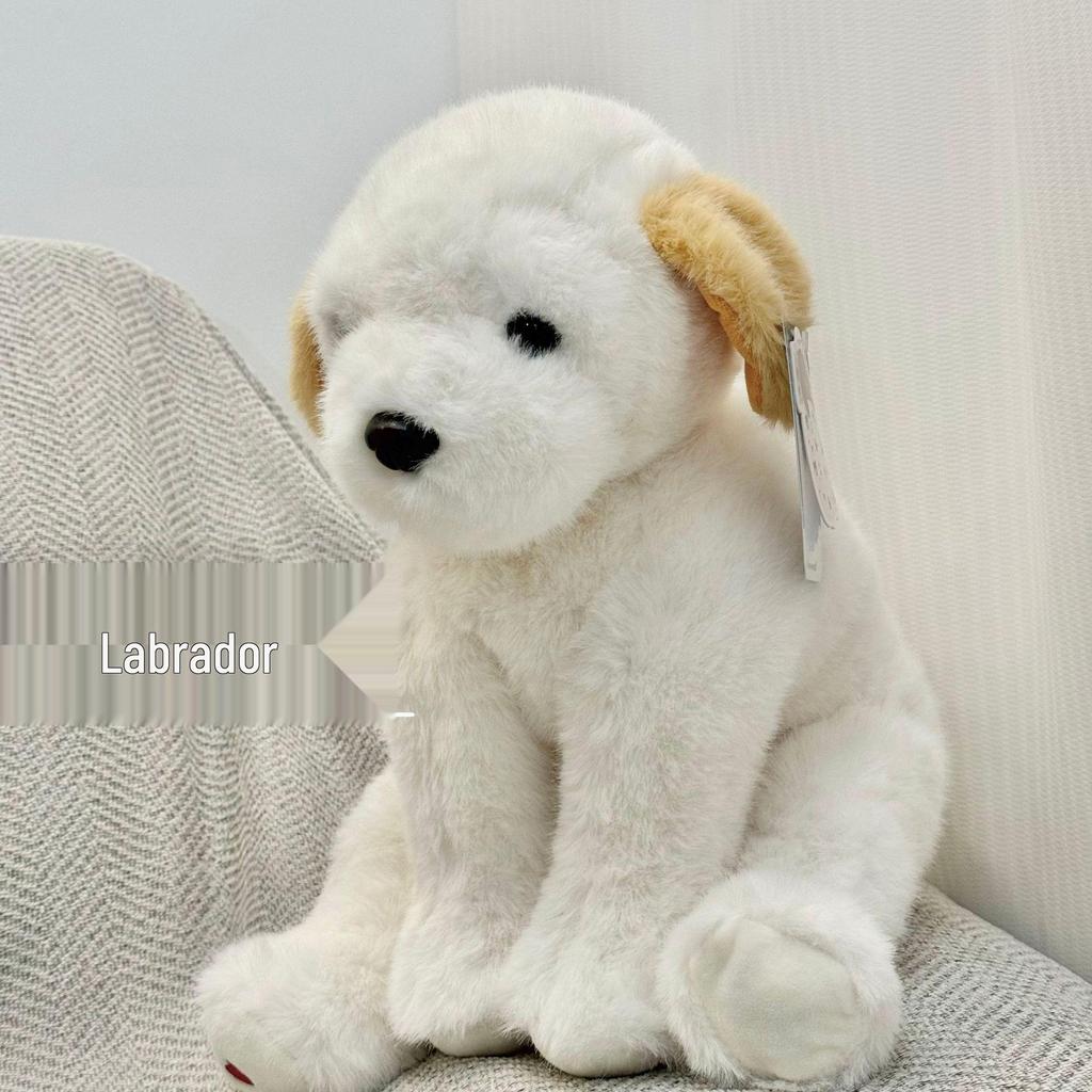 Urocza pluszowa lalka piesek - Złoty Retriever i Husky Towarzysz snu dla dzieci