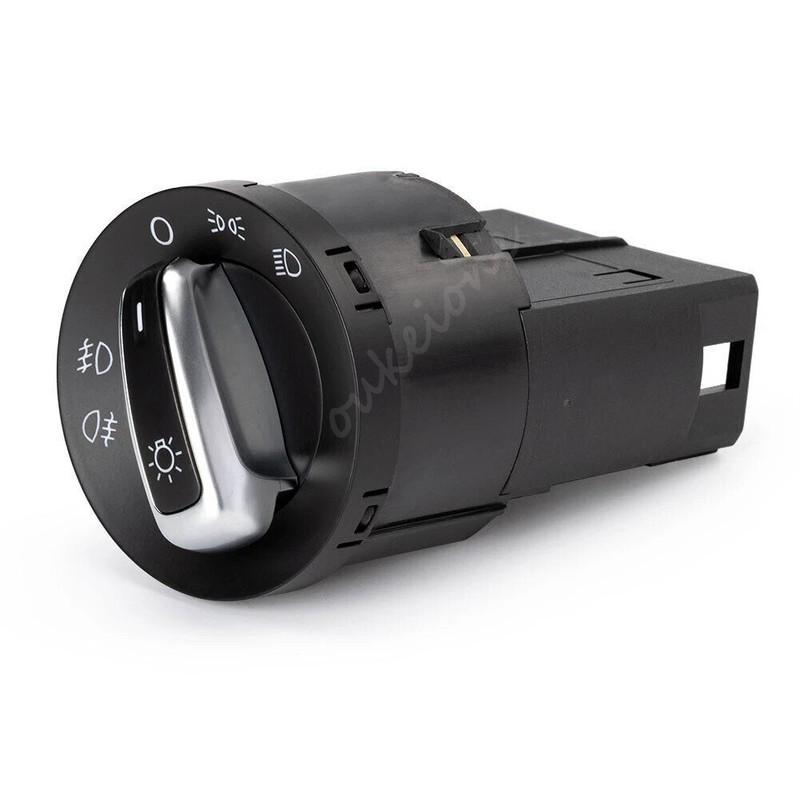 3BD941531A For VW Golf Jetta Bora MK4 Passat B5 Beetle T5 Polo 9N Sharan Lupo 1995-2005 Headlight Fog Lamp Knob Control Switch