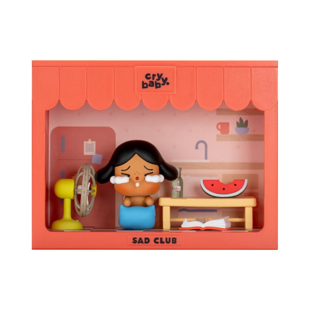 New POP MART CRYBABY Sadness Club Collection Mystery Boxes Single Mystery Box/Full Box 8 Pcs PPMT-2312-0078